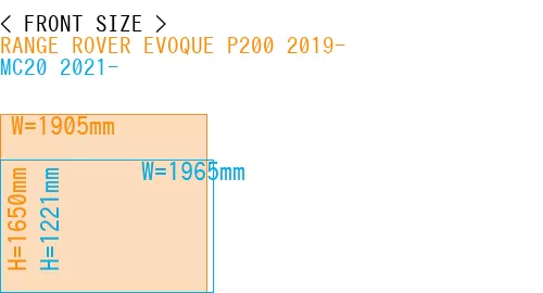#RANGE ROVER EVOQUE P200 2019- + MC20 2021-